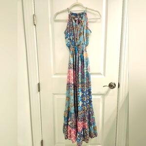 Patterned maxi dress